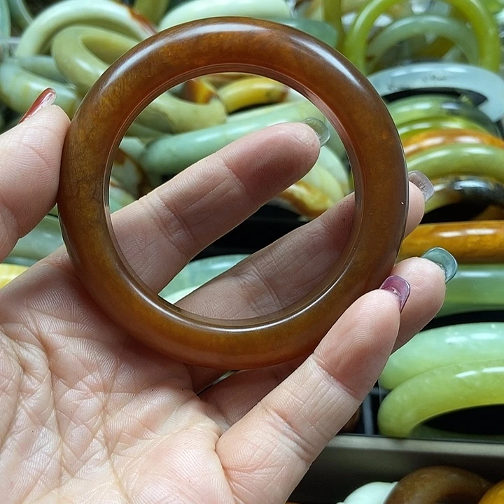 蛇纹石玉手镯未镶嵌林*