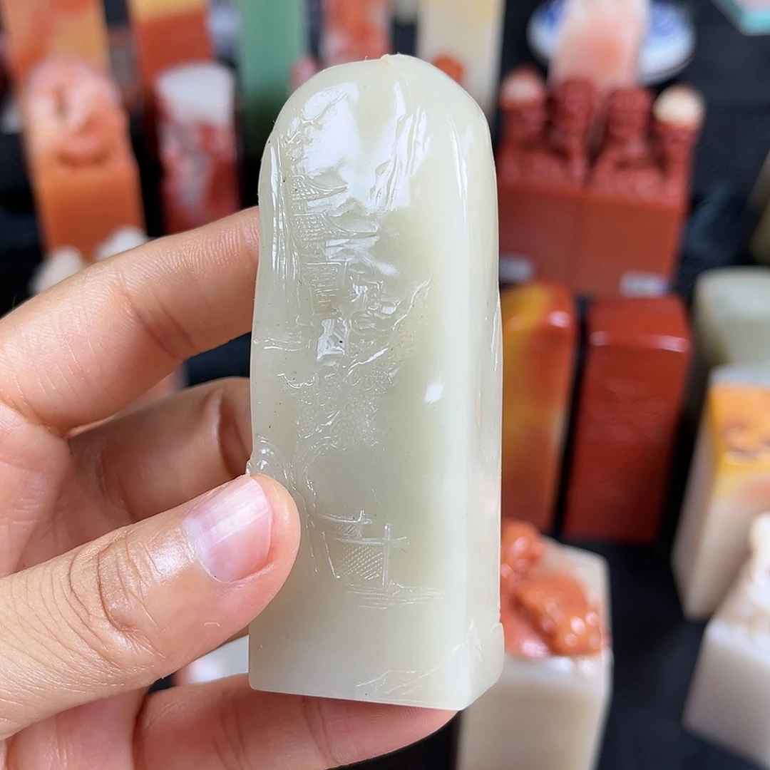 寿山石印石你在干什么的时候呢不