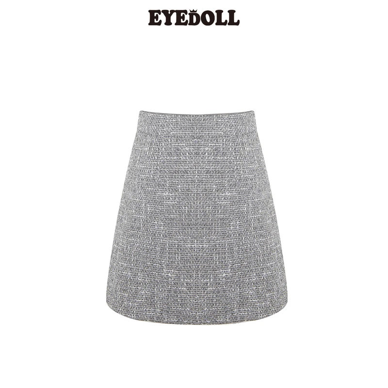 【蜜思仝粉丝专享】EYEDOLL24秋季新款小香风显瘦半身裙