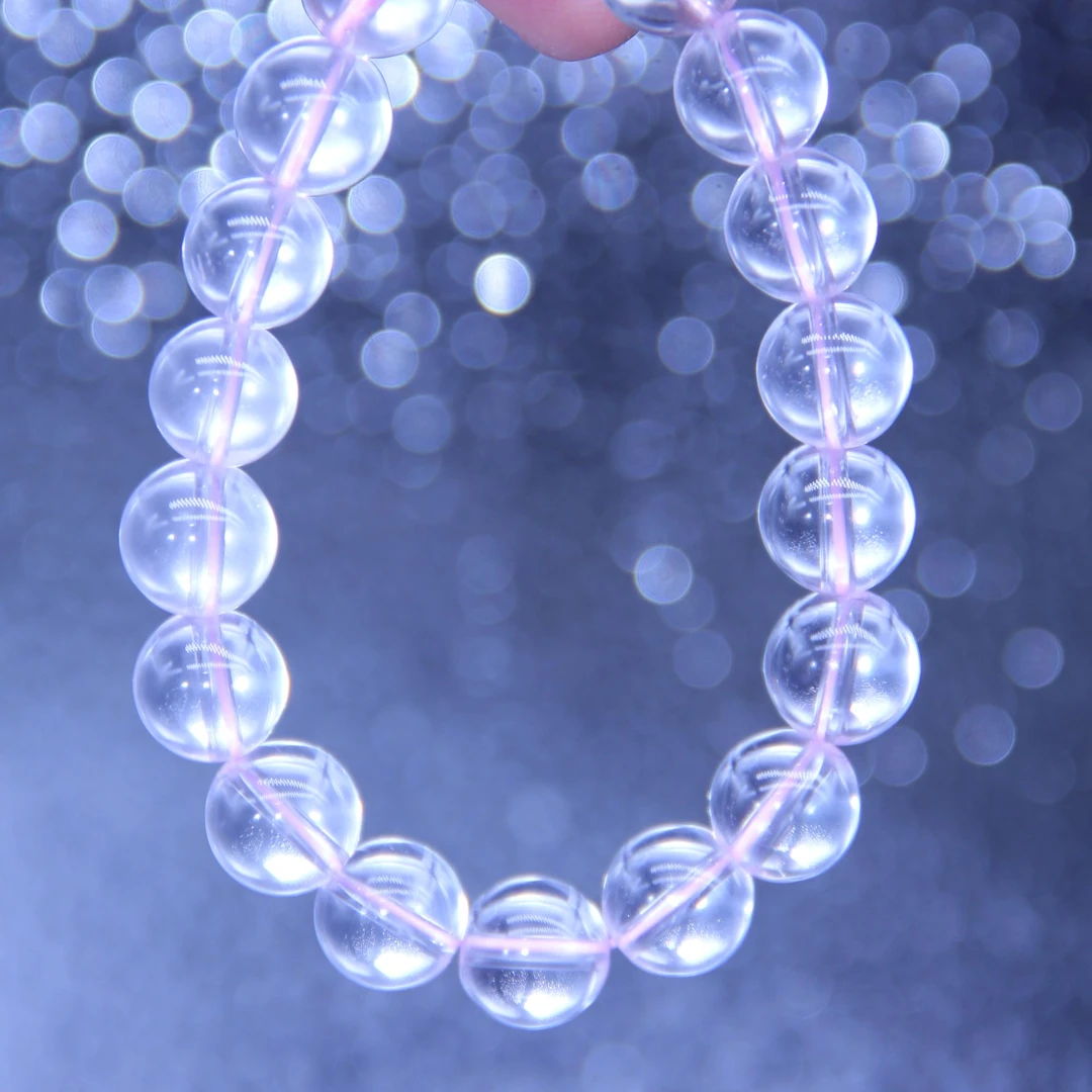 天然莫桑比克六芒星光粉水晶高透体天然水晶多样性发其一