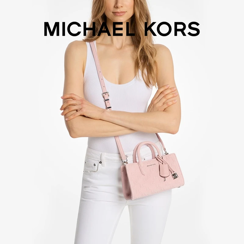 【早春新品】MICHAEL KORS MK Scarlett 女士超小号丹宁斜挎包