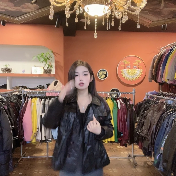 真皮牛皮外套25077