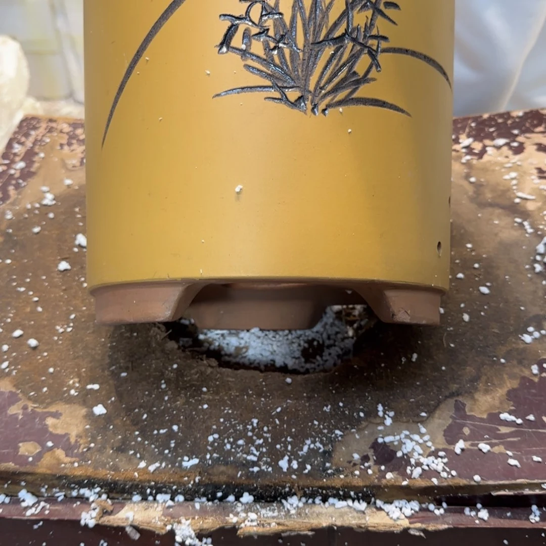 紫砂花盆口径17.21口径