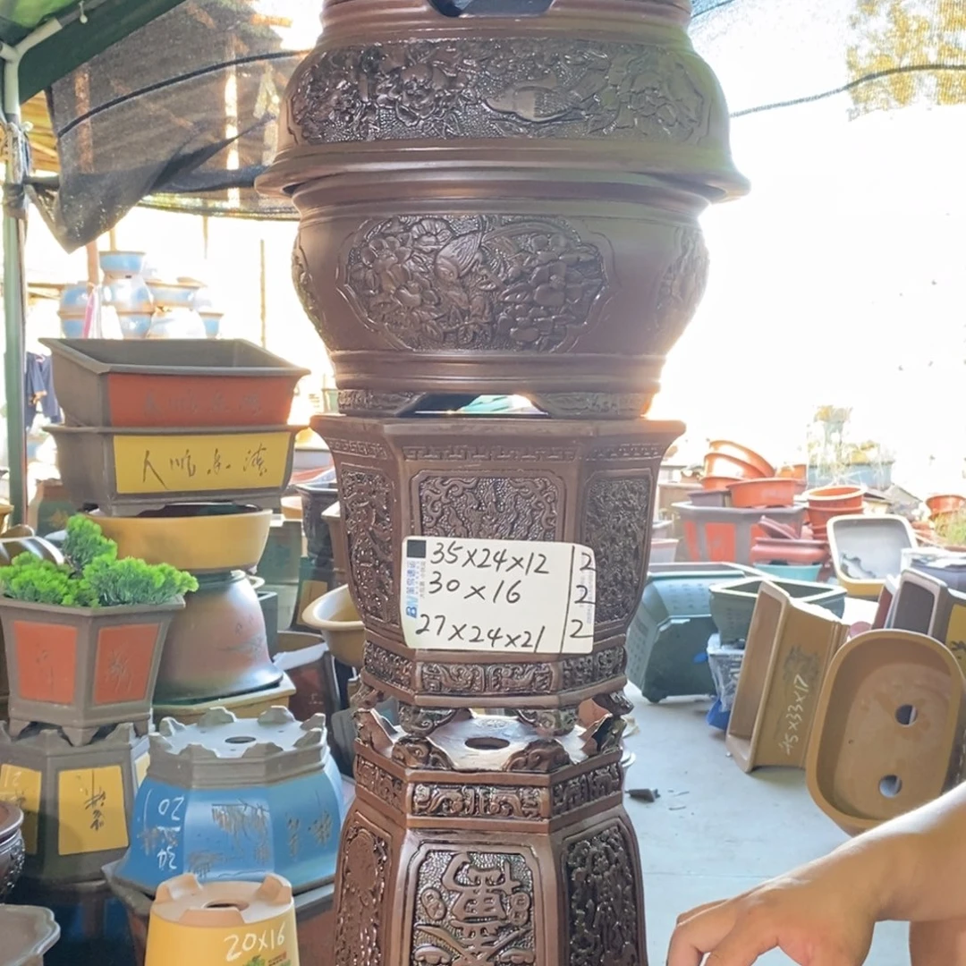 紫砂花盆紫砂紫砂