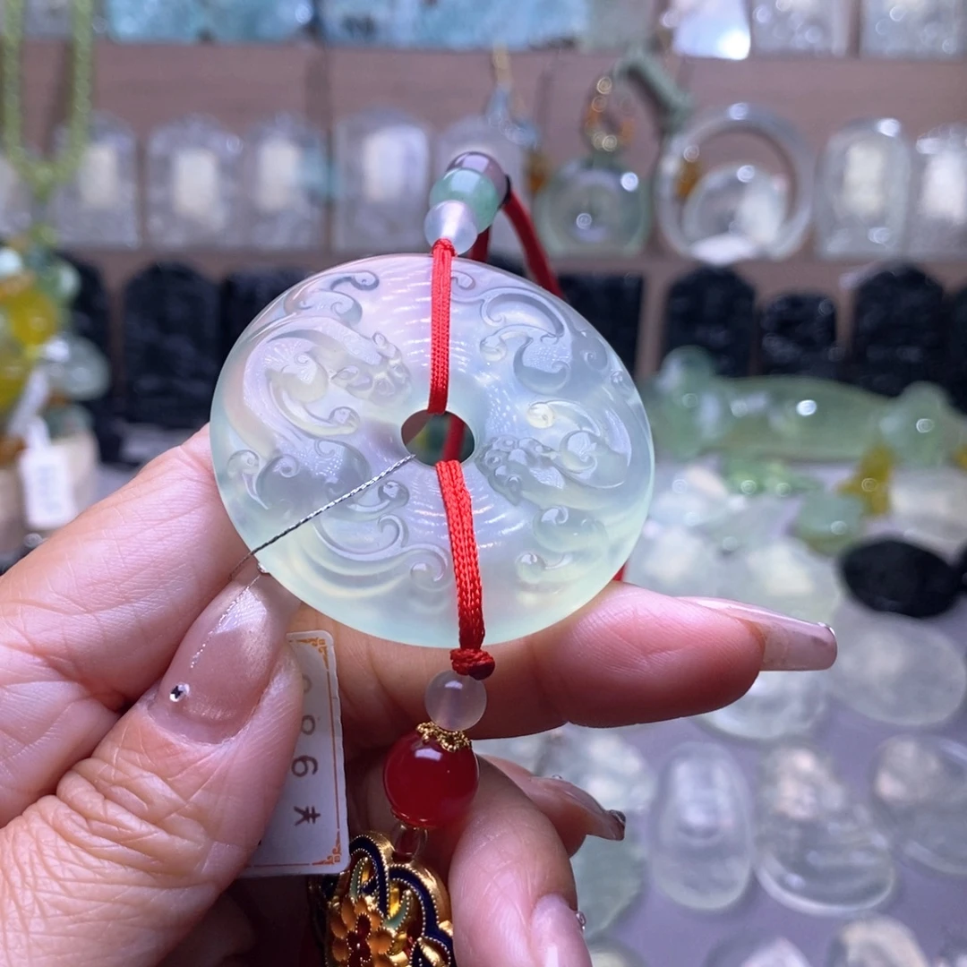 蛇纹石玉未镶嵌车挂