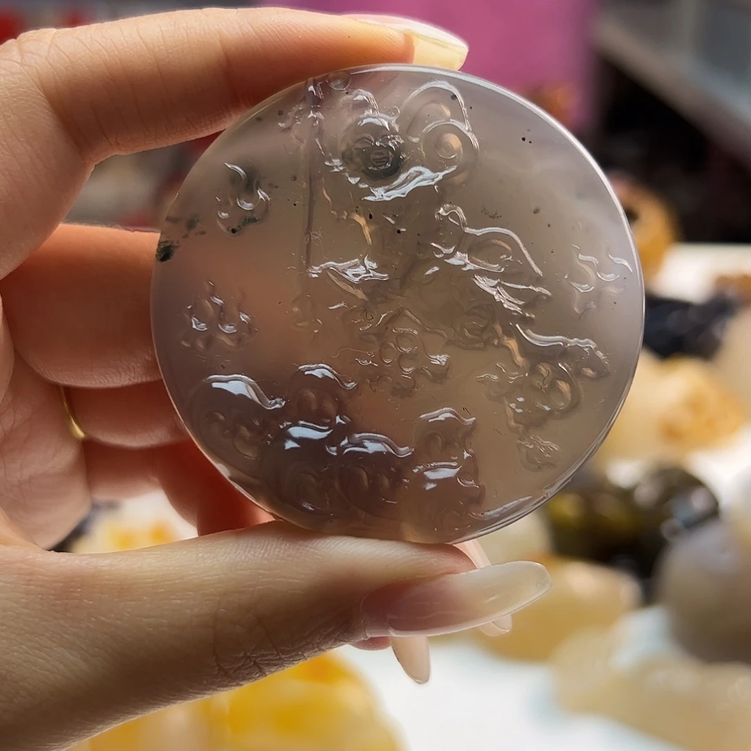 玛瑙/玉髓未镶嵌吊坠(不含链)