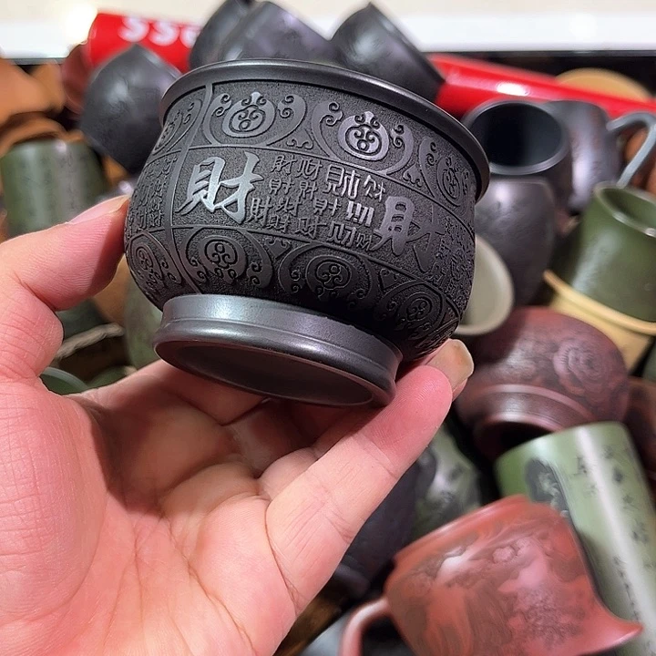 茶杯紫砂全手工紫砂主人杯