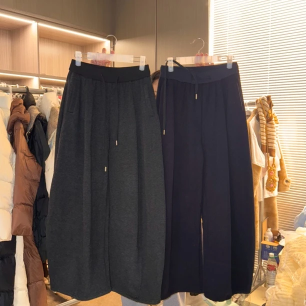 【刘噗噗】6625！一条绝对不够穿！神了~加厚加绒磨毛暖绒中线弯刀裤