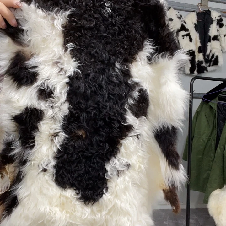 羊皮双面款瑕疵羊羔皮