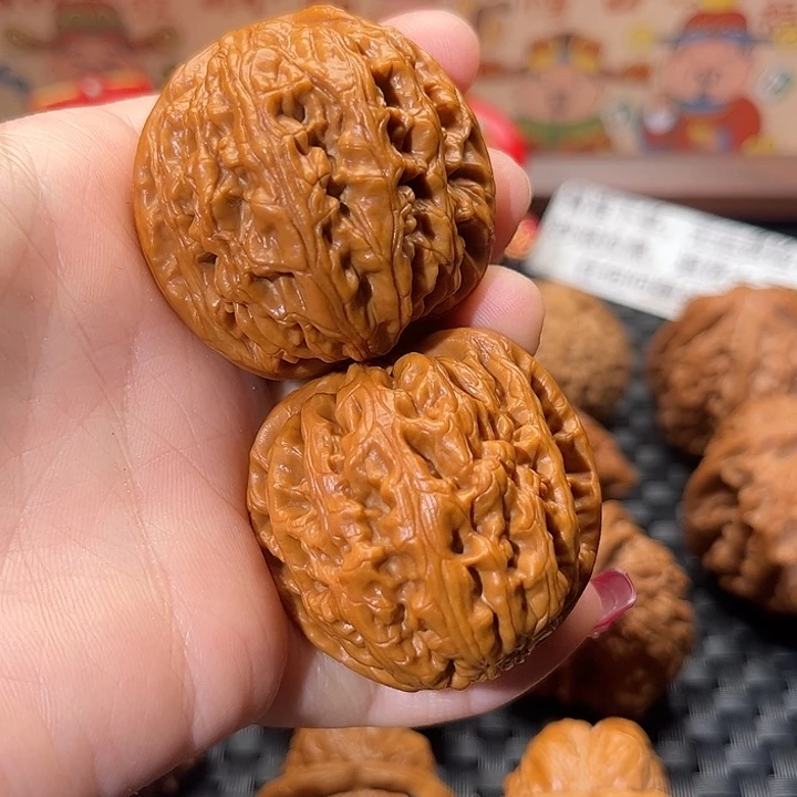 核桃文玩红锦鲤44-41-40