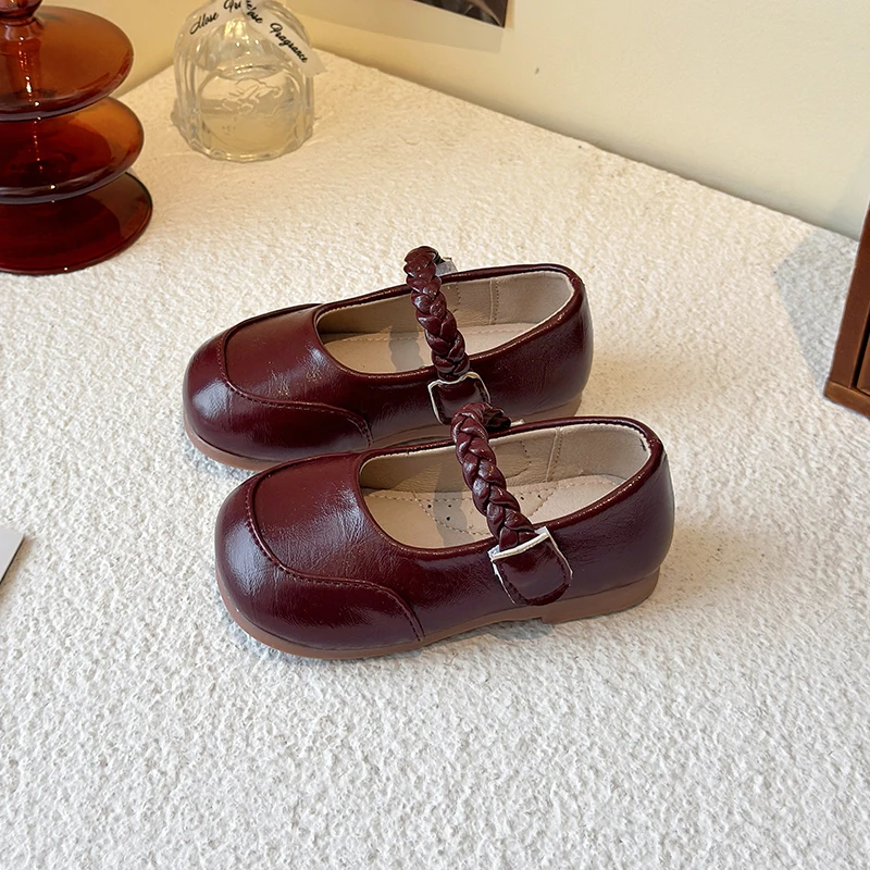 女童单鞋公主鞋2025春秋新款儿童小皮鞋时尚宝宝单鞋玛丽珍鞋A505
