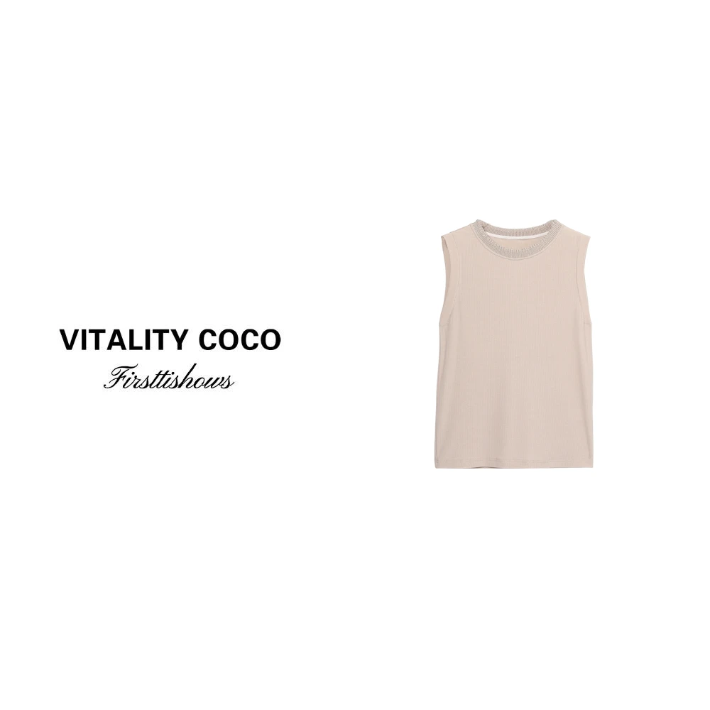 「VITALITY COCO」25年春季上新设计师轻奢百搭背心-1923