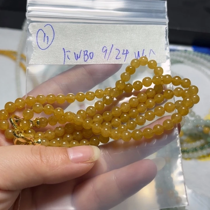 未镶嵌定制翡翠项链