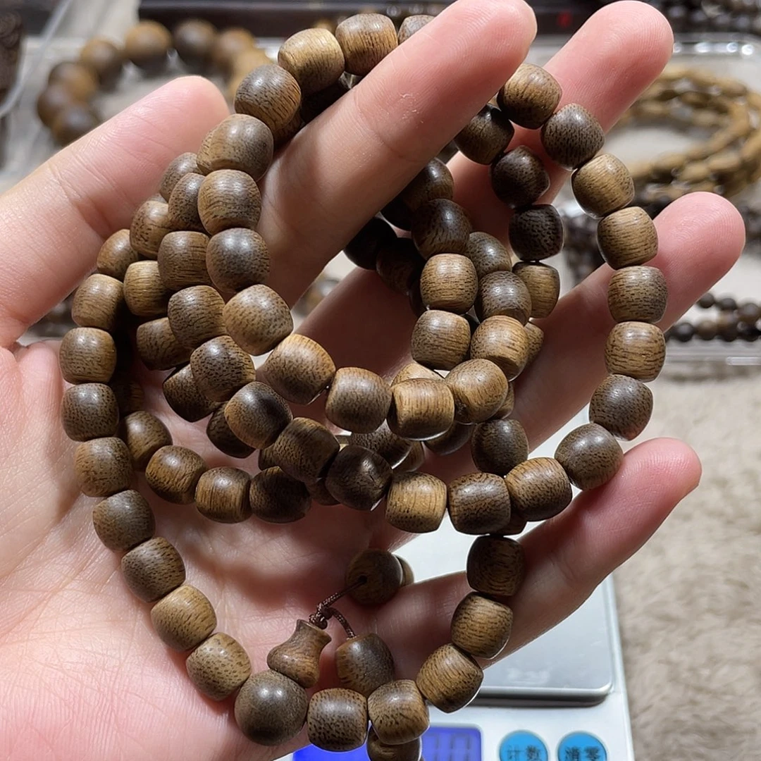 王***妃沉香手串越南芽庄白棋楠