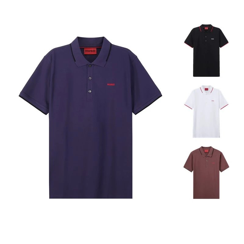 HugoBoss雨果博斯奢侈品POLO衫男士修身版短袖POLO衫50467344