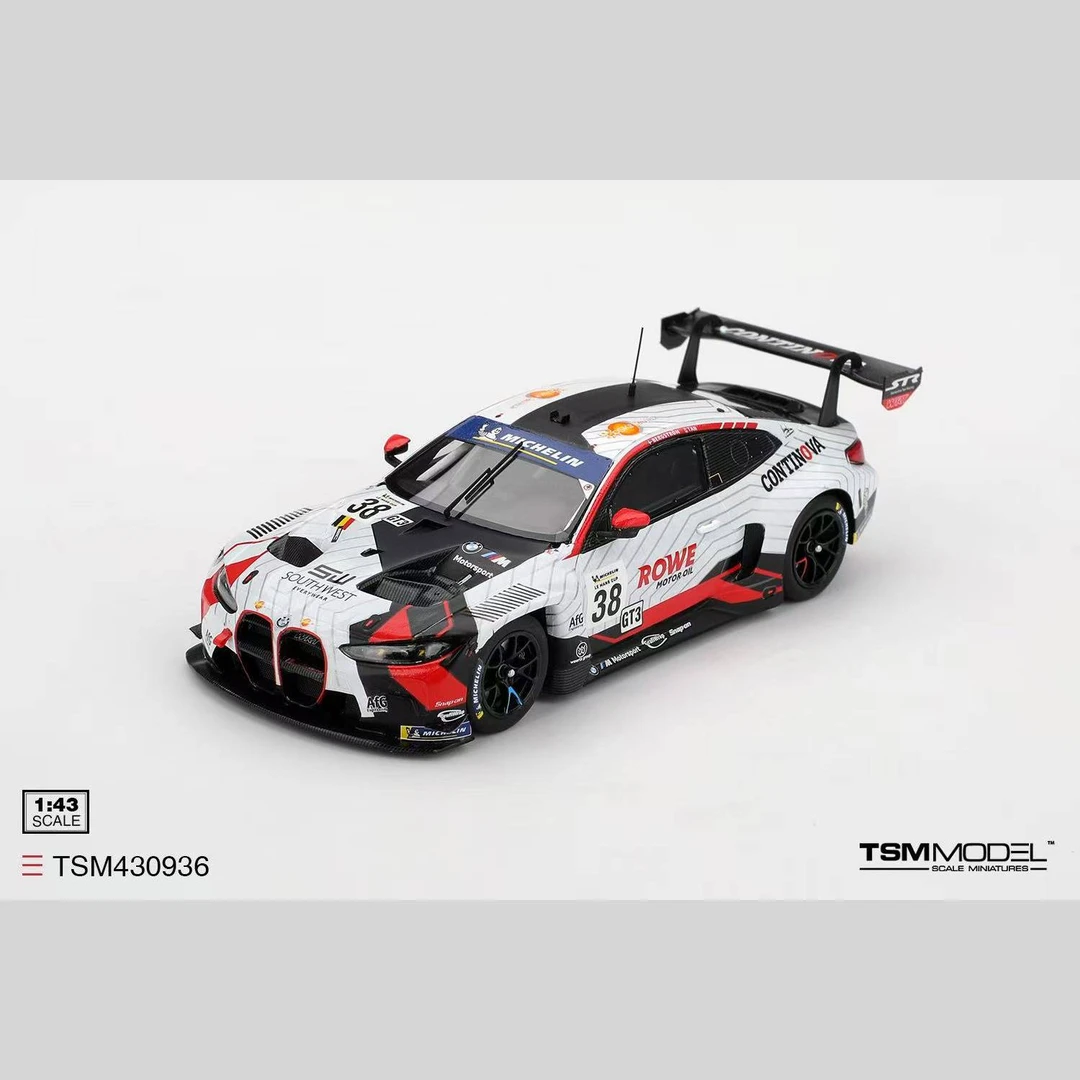 TSM 1:43 宝马 BMW M4 GT3 EVO #38 WRT 2025 仿真树脂汽车模型