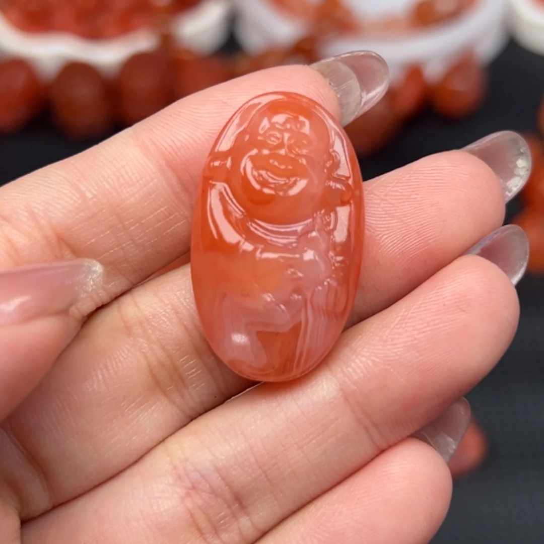 南红玛瑙未镶嵌吊坠(不含链)