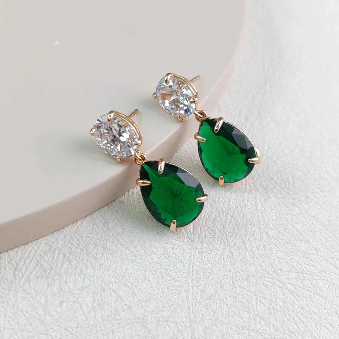 XUPING/旭平首饰 合金合成锆石耳饰 【潘生福利】时尚 X000893033