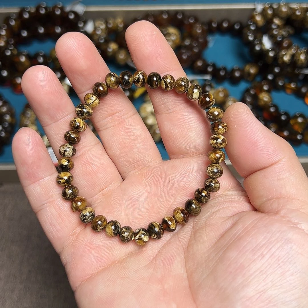 琥珀手链未镶嵌抚顺