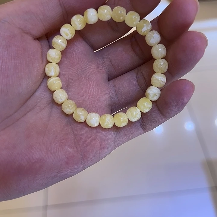 手链琥珀未镶嵌蜜蜡