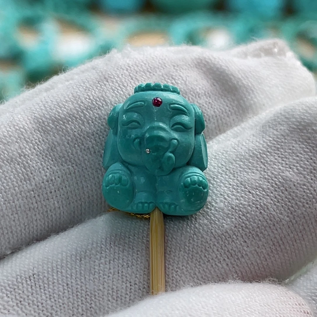 绿松石珠宝奇石未镶嵌