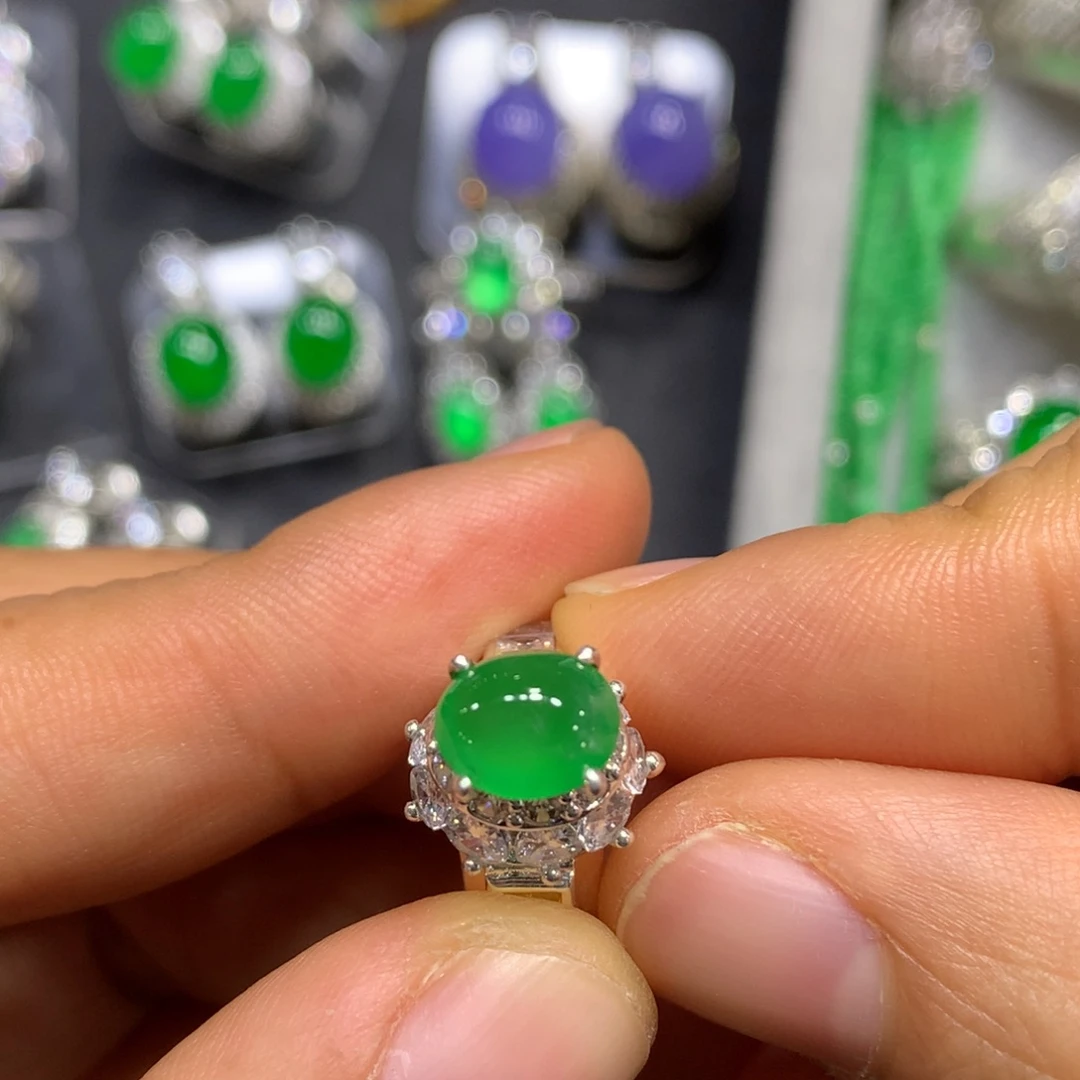 定制翡翠未镶嵌时尚买断不退