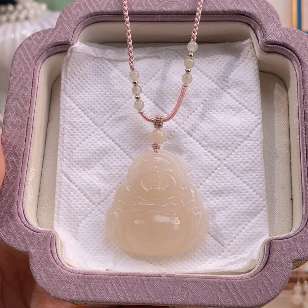 和田玉未镶嵌吊坠(不含链)老****