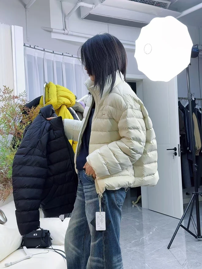 【格格专属】排骨款短身白鹅羽绒外套
