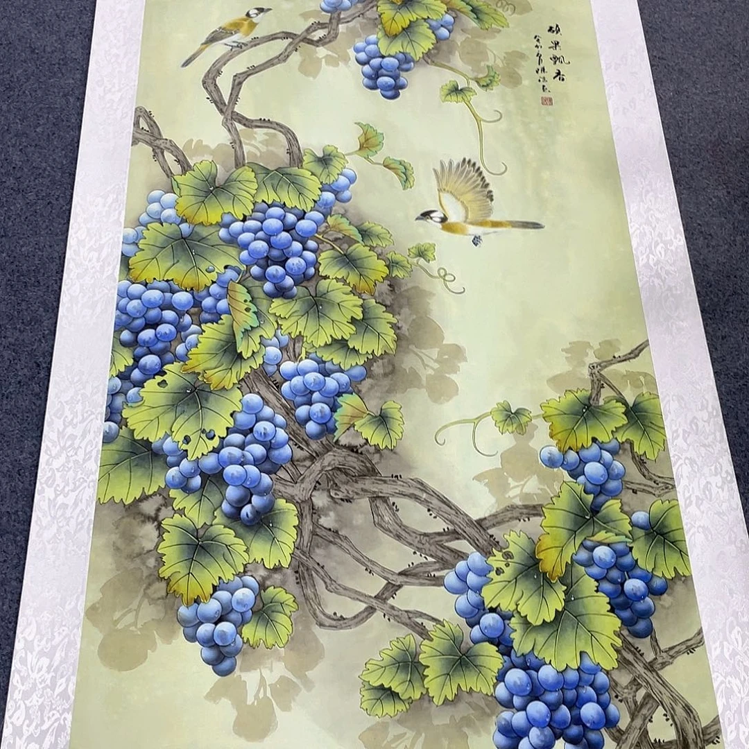 国画作品小姐姐放漏…