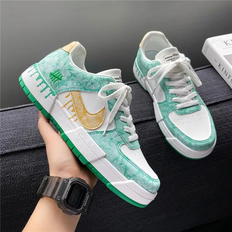 冰淇淋男鞋AJ一号板鞋春季运动休闲2025青少年潮流北卡蓝莆田酷帅