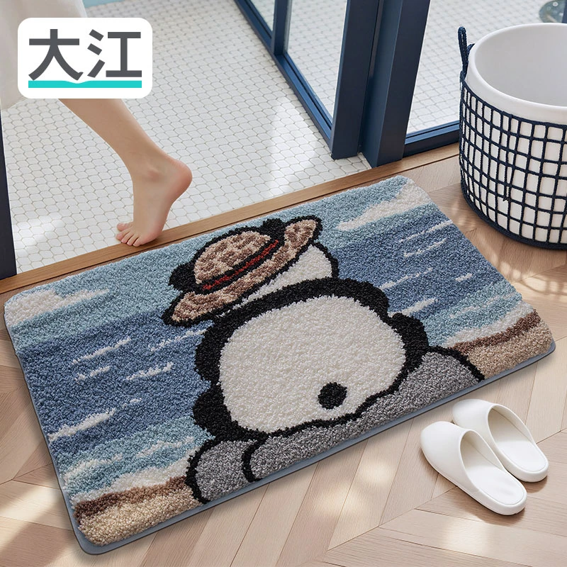 大江卫生间地垫吸水垫浴室门口地毯垫子洗手间家用厕所防滑垫脚垫