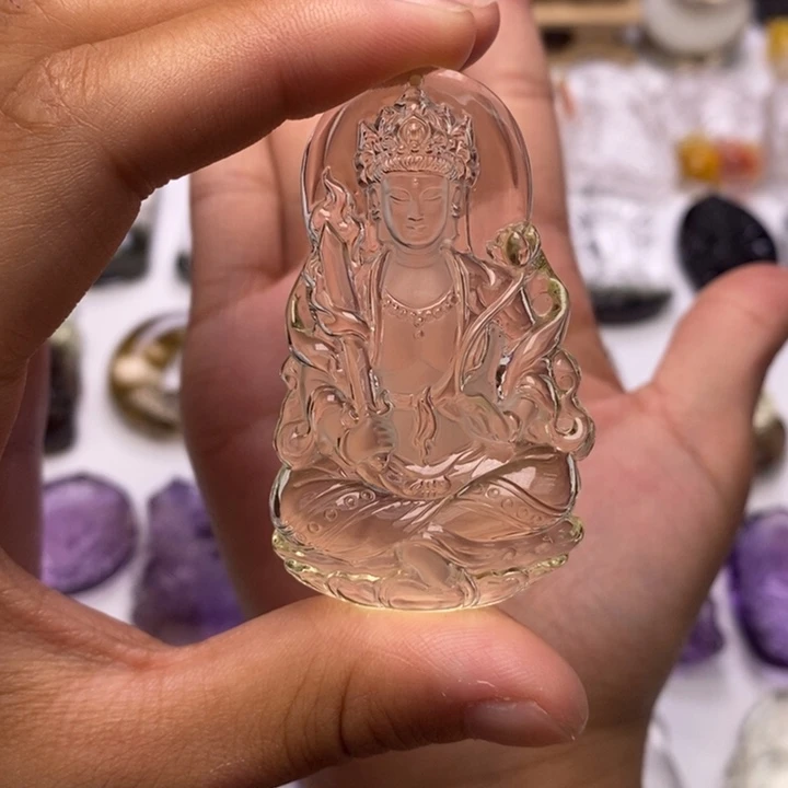 升***阳颈饰水晶未镶嵌定制
