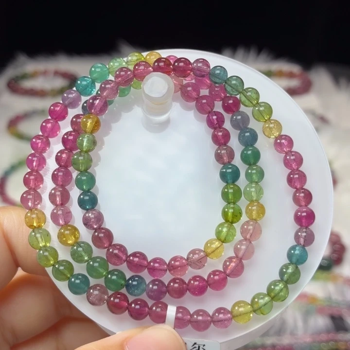 手链碧玺未镶嵌5.3mm±
