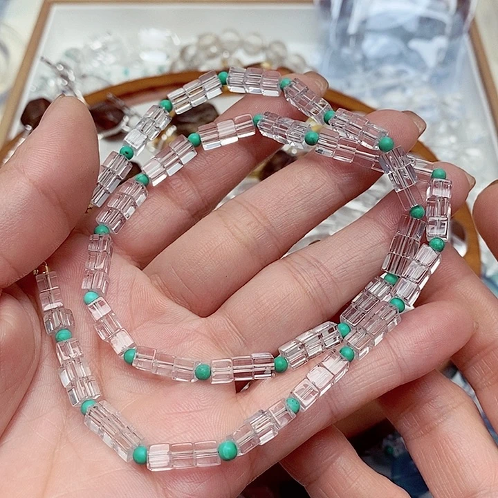 未镶嵌颈饰水晶甜**咸水晶19