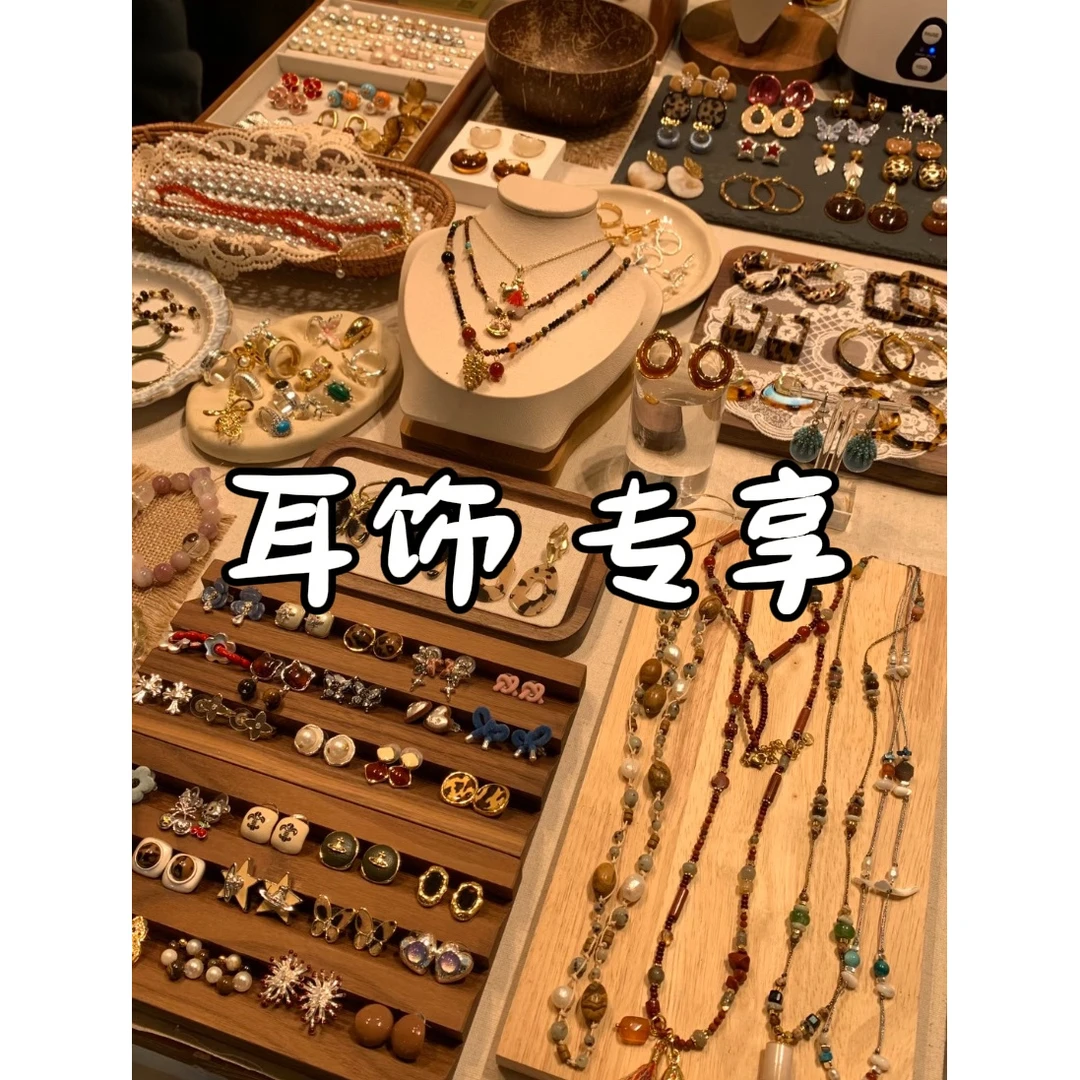 铜合金合成锆石耳饰 A001-A200小众设计轻奢高级感耳饰-A系列