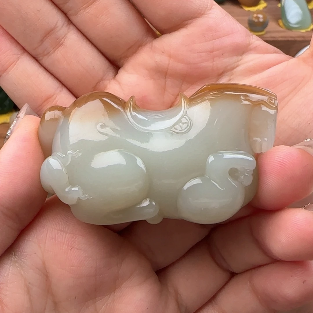 马未镶嵌定制和田玉一****