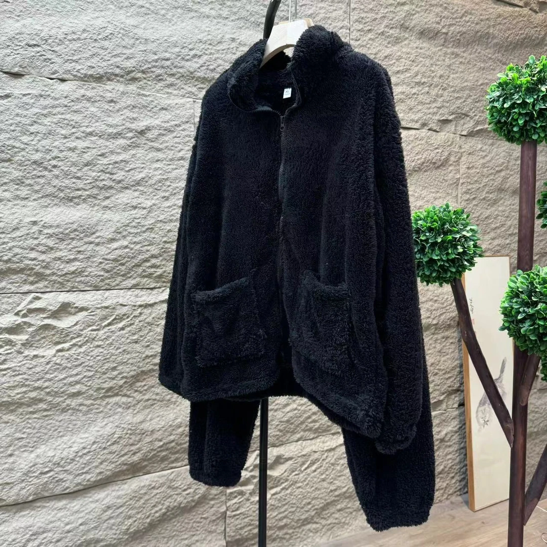 10996新款秋冬加绒休闲减龄居家套装睡衣