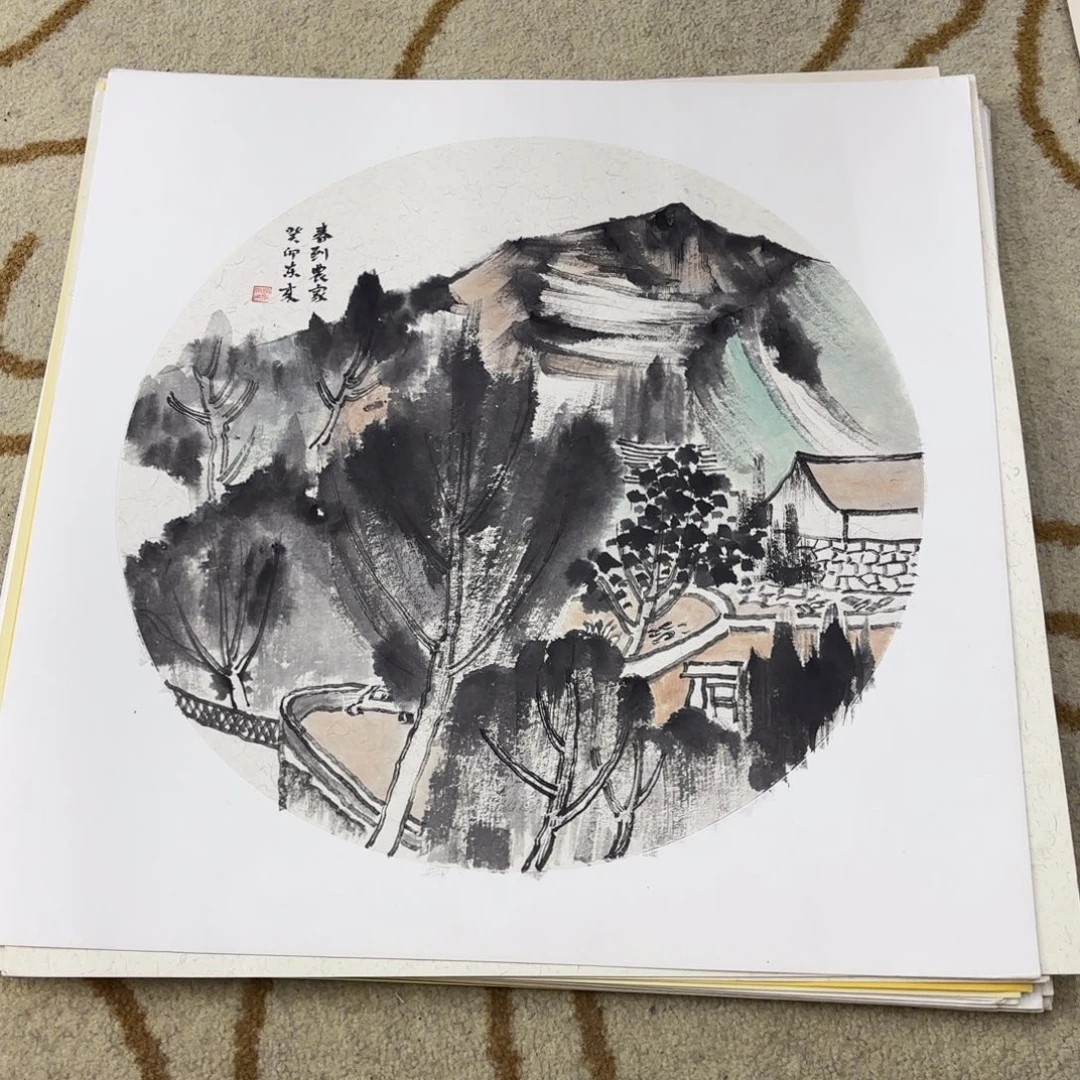 国画国画老师作品刘