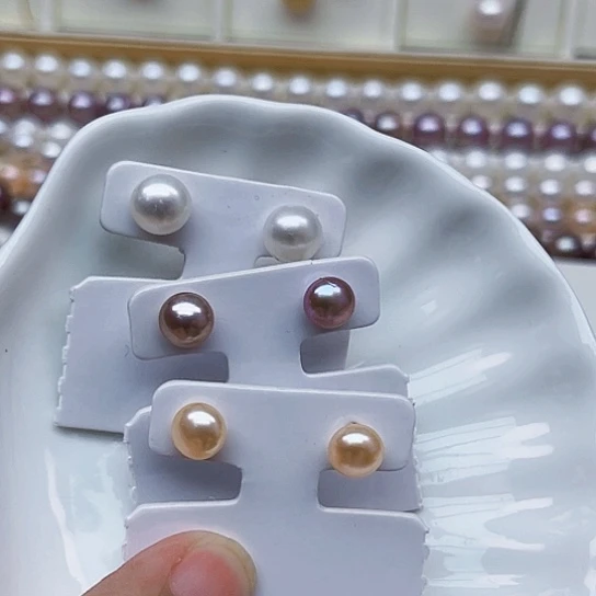 未镶嵌淡水珍珠耳饰