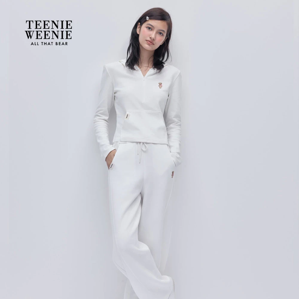 TEENIEWEENIE bearnova小熊卡通连帽女25冬新款女t恤YTLA254TB4A