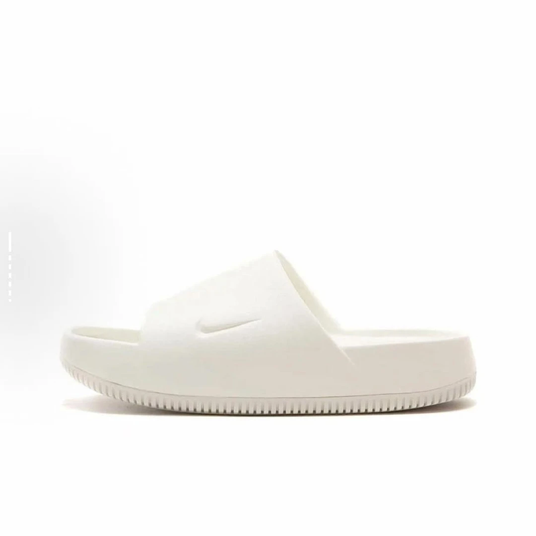 Nike耐克Calm Slide Sail舒适静音一字型拖鞋女款厚底DX4816-100
