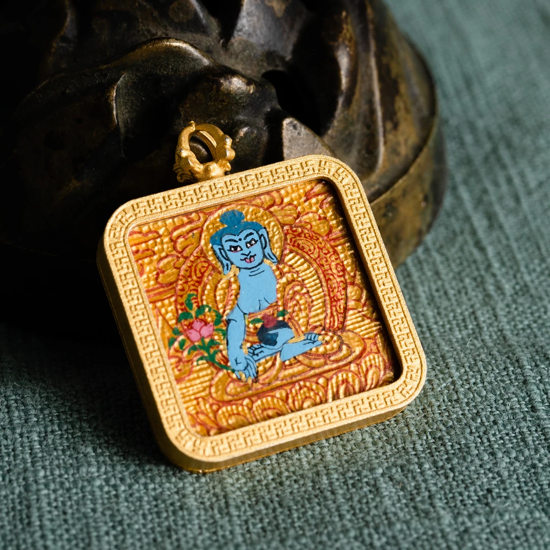 药先生唐卡吊坠吊坠（拉萨直发手绘）DU0630005