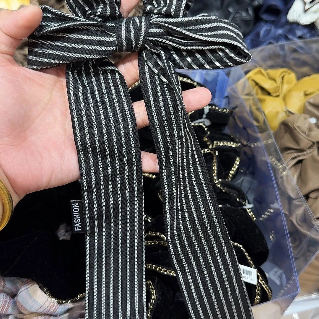 非金属黑白条纹飘带