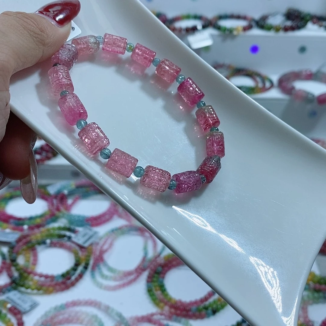 碧玺手链未镶嵌多样性发一条