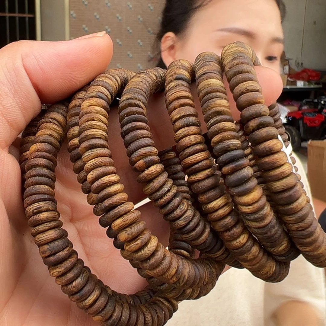 手串沉香海南莺歌绿奇楠花果山金红霓多样性发其一0.7加