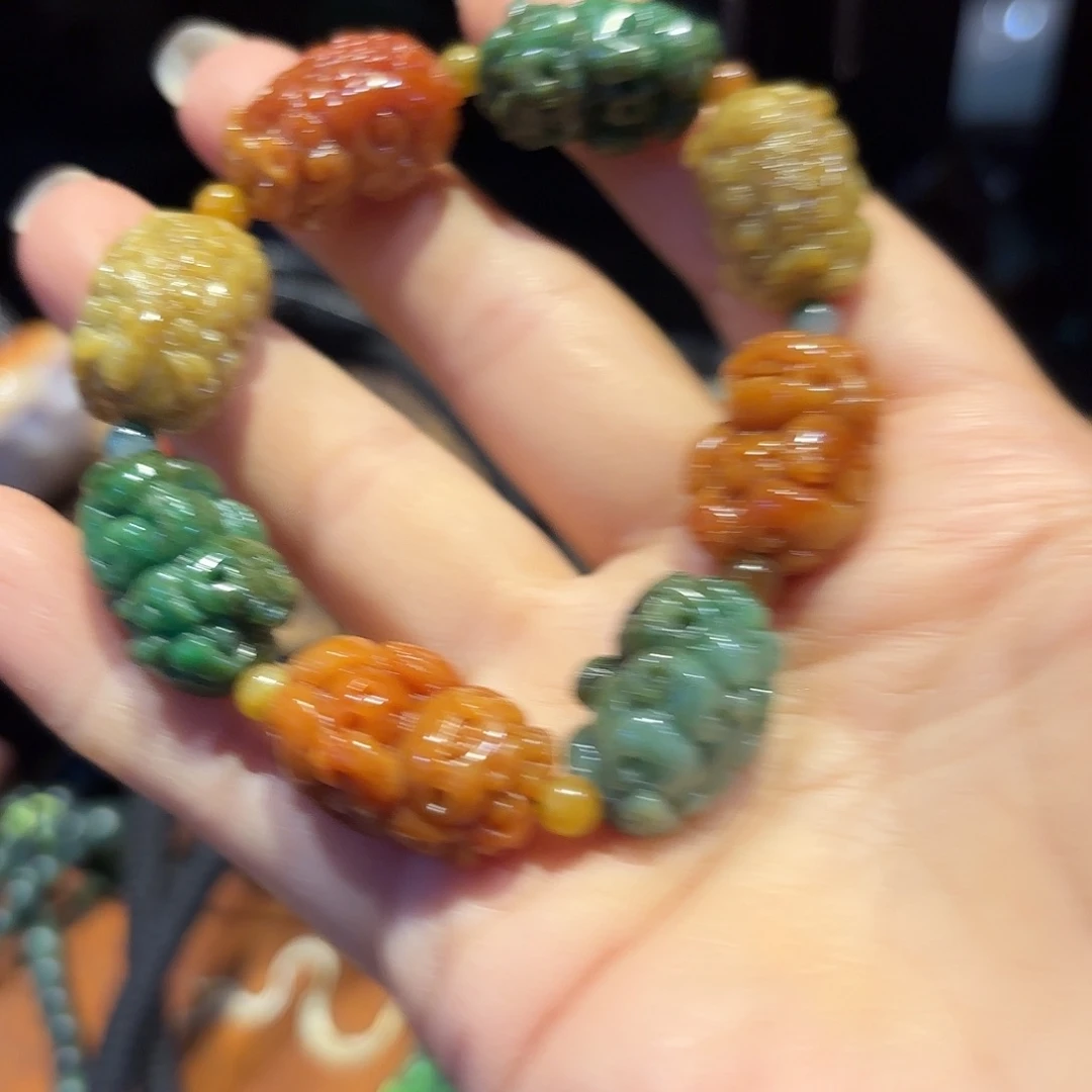 翡翠未镶嵌颈饰原创