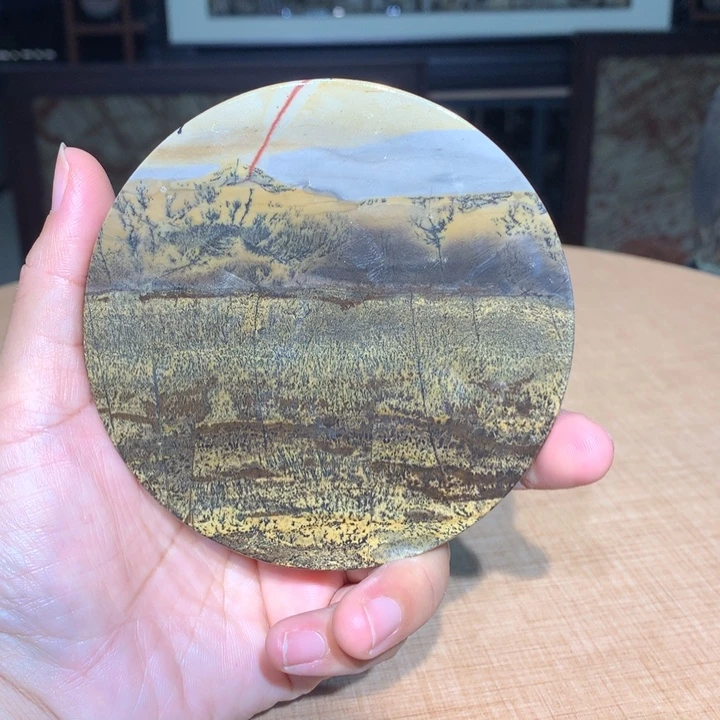 ，广西国画石摆件，收藏观赏