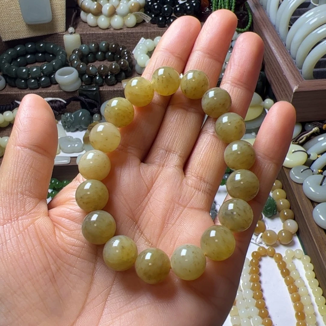 和田玉（糖玉）未镶嵌手链