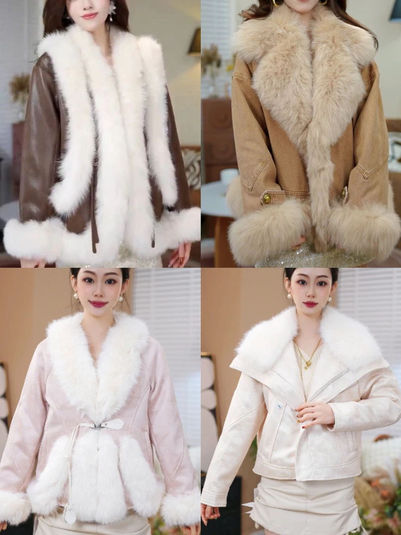 清仓草草【800-832】草草孤品捡漏2025爆款毛毛外套设计感