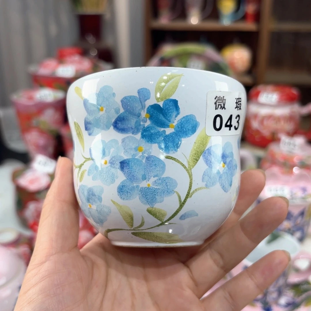 景德镇手绘高温釉下彩陶瓷茶具
